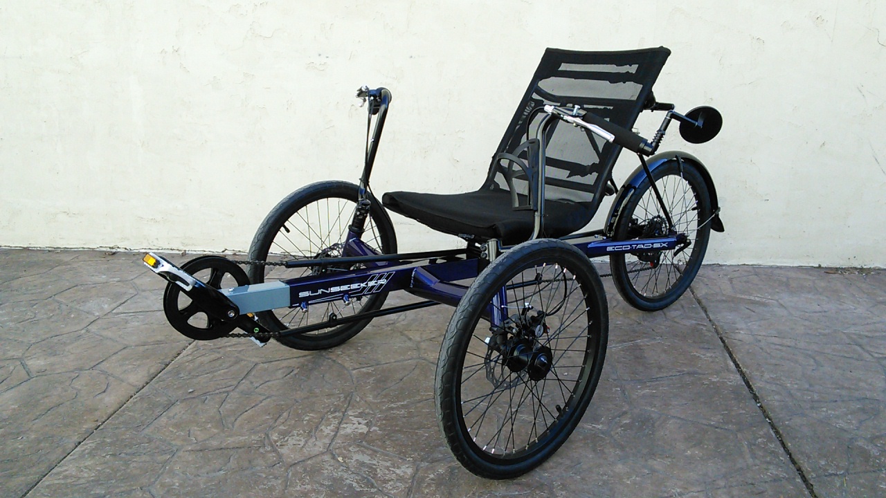 SunSeeker Eco Tad SX Tadpole Recumbent Trike