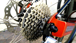 Shimano 11-32t 8sp Cassette w/Altus Derailleur, Microshift 8sp Grip Shifter and 8sp Chain