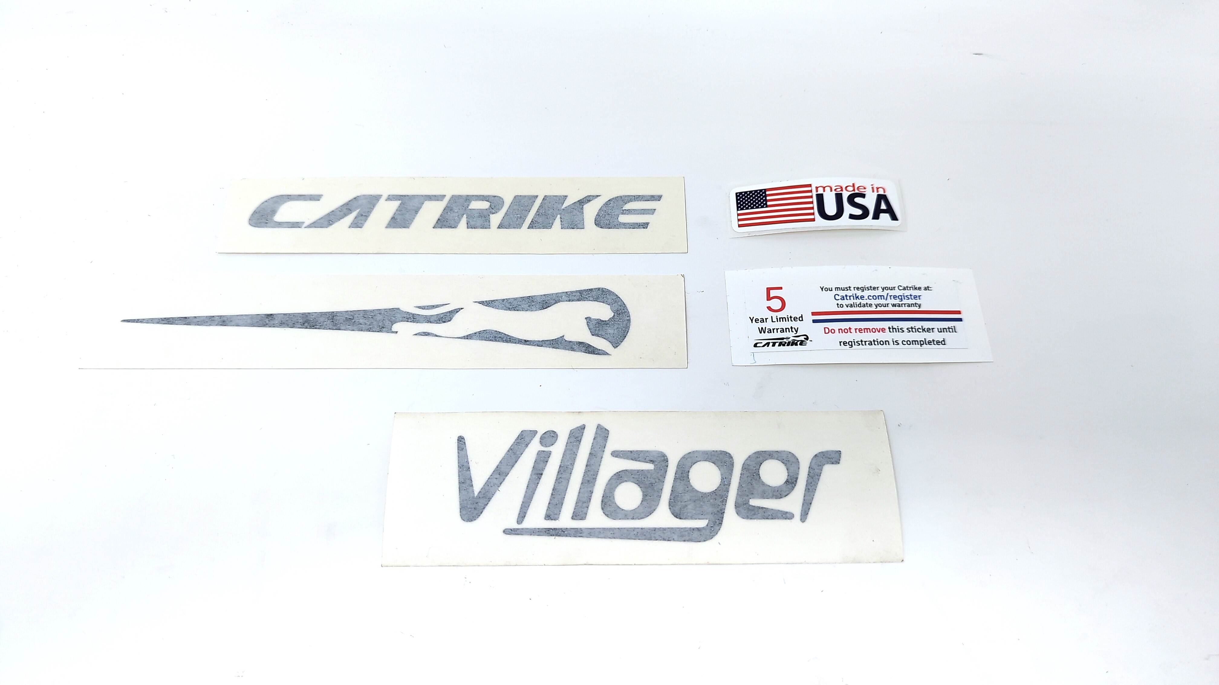 Catrike Villager Decal Pack - Black