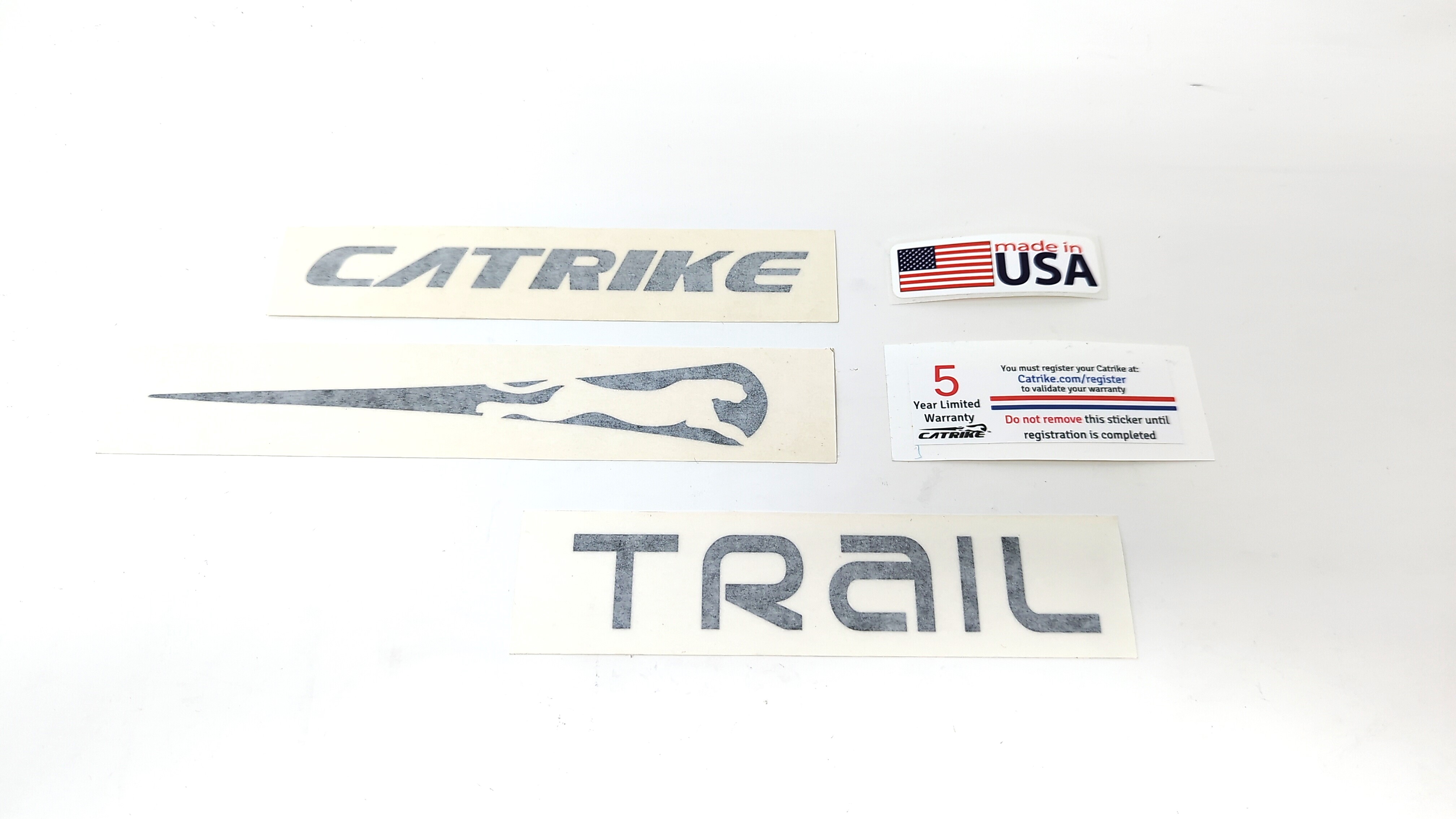 Catrike Trail Decal Pack - Black