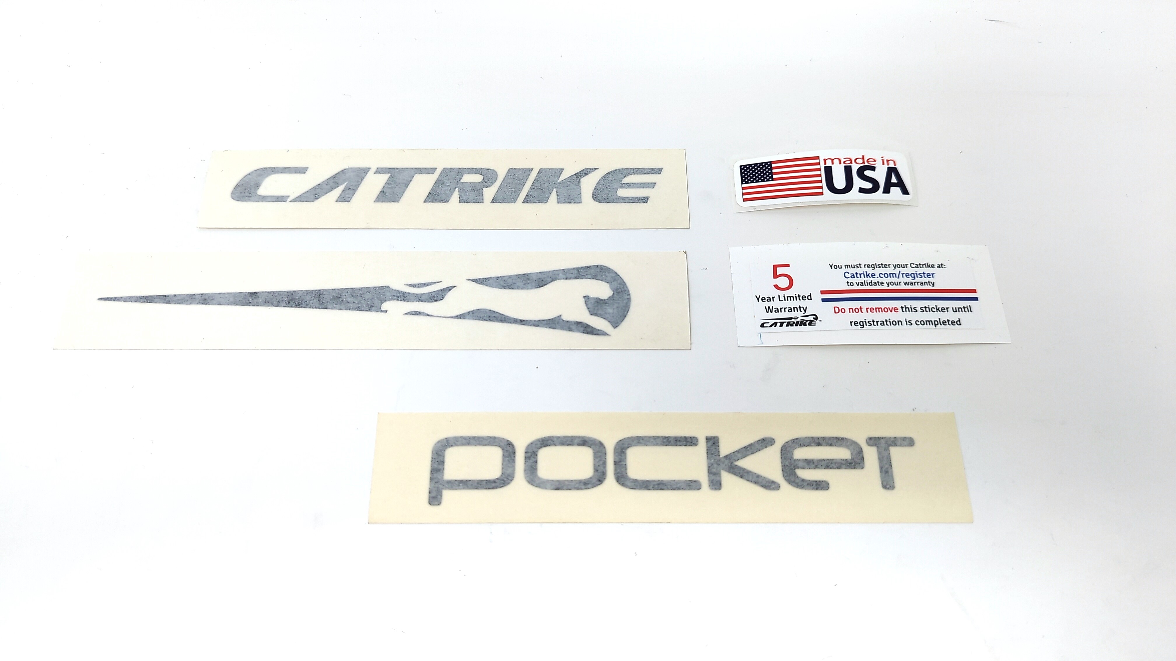 Catrike Pocket Decal Pack - Black