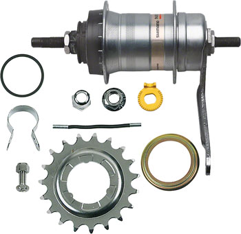 Shimano SG-3C41 Inter-3 Hub - Coaster Brake and 21T Sprocket - 36H