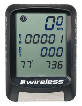 Planet Bike Protege 9.0 Wireless Computer - Nine Function - Black