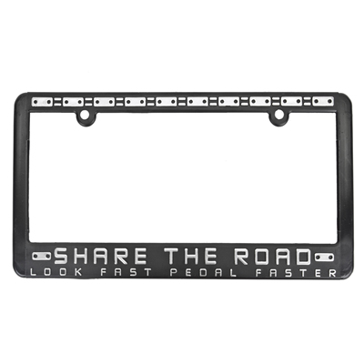 Share the Road  License Plate Frame