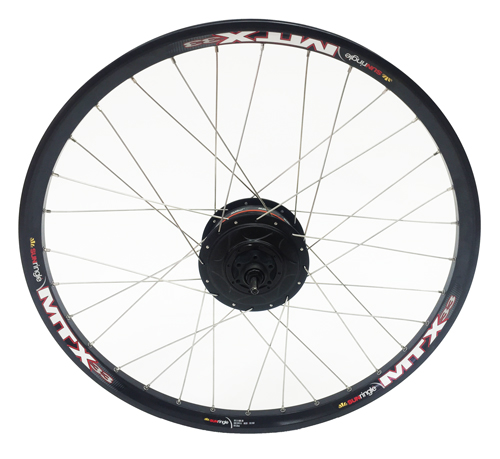 Enviolo CVP Heavy Duty Wheel Kit - 26in MTX33 Rim 32H - Black Spokes