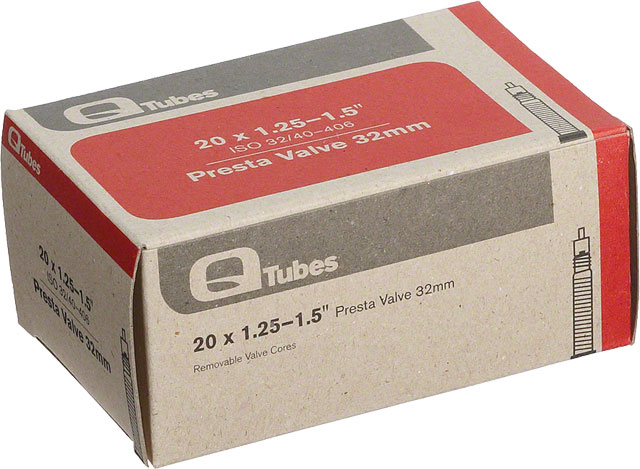 Q-Tubes 20x1.25-1.5 Presta Valve Tube