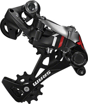 Sram X01 11-Speed X-Horizon Type 2.1 Medium Cage Rear Derailleur - Red/Black