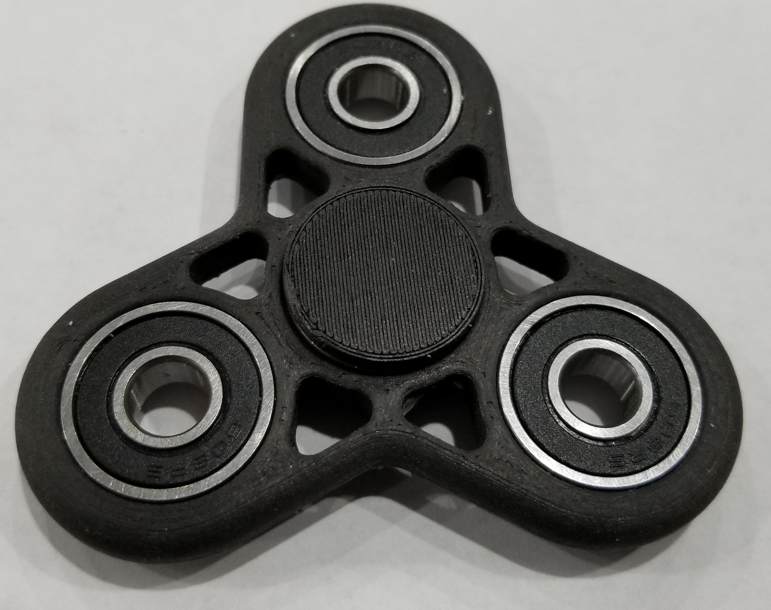 GG-8 Black Carbon Star Fidget Spinner