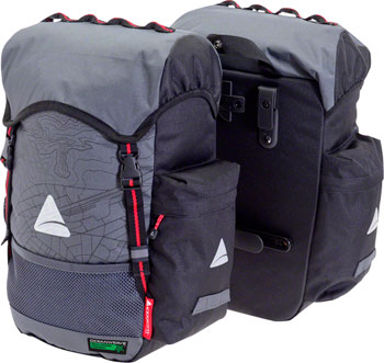 Axiom Seymour Oceanweave P35 Panniers - Gray/Black 