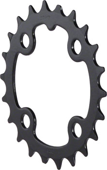 TruVativ Trushift 24T x 64mm Steel Chainring Black