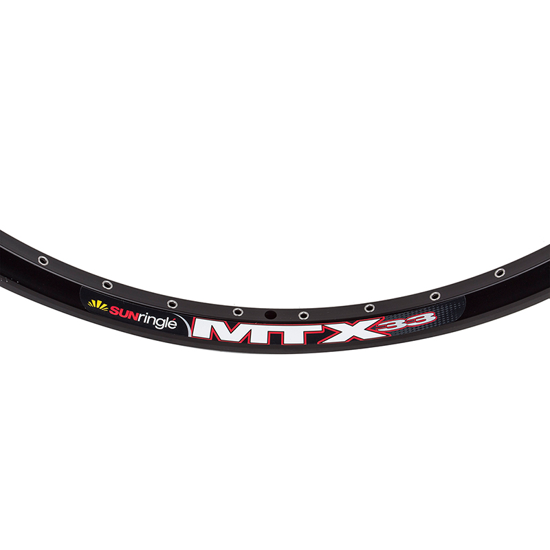 Sun Ringle 26in MTX-33 Rim - 36H Schrader Valve - Black