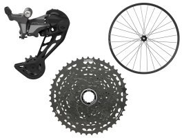 11 SPEED - MICROSHIFT BAREND/SHIMANO CUES REAR DERAILLEUR/11-45 CASSETTE