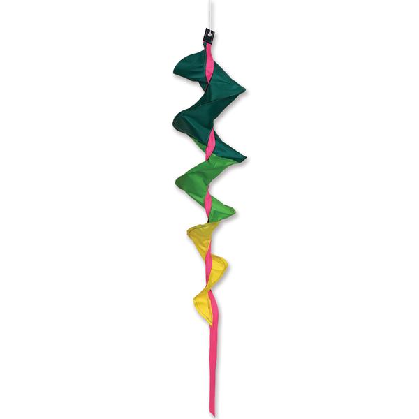 Small Fusilli Spinning Windsock - Green Flag