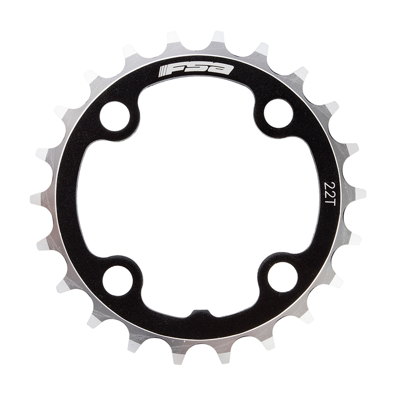 FSA 22 Tooth 64mm 4 Bolt Chainring Black Alloy