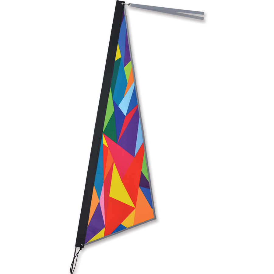 SoundWinds Apex Bike Flag - Fractal Rainbow