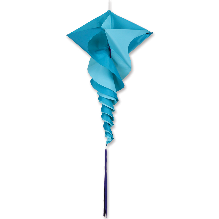 SoundWinds Large Rotini Spinning Windsock - Arctic