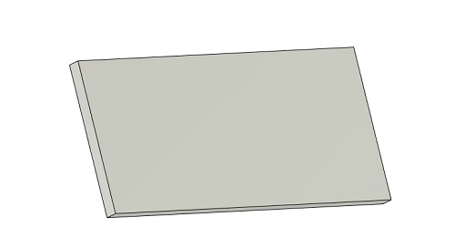 Gussets 1.5 x .125 x 3.5 plate 