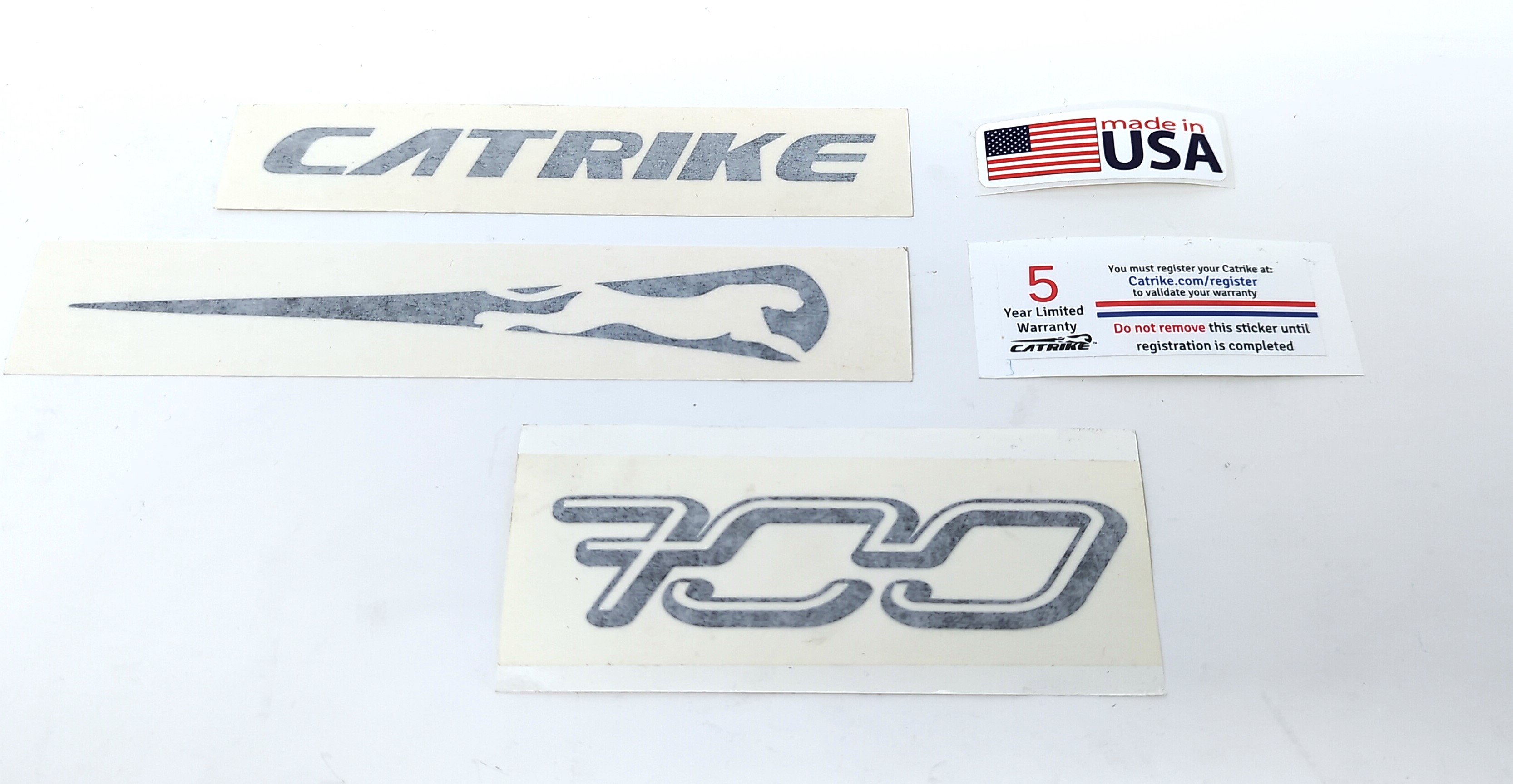 Catrike 700 Decal Pack - Black