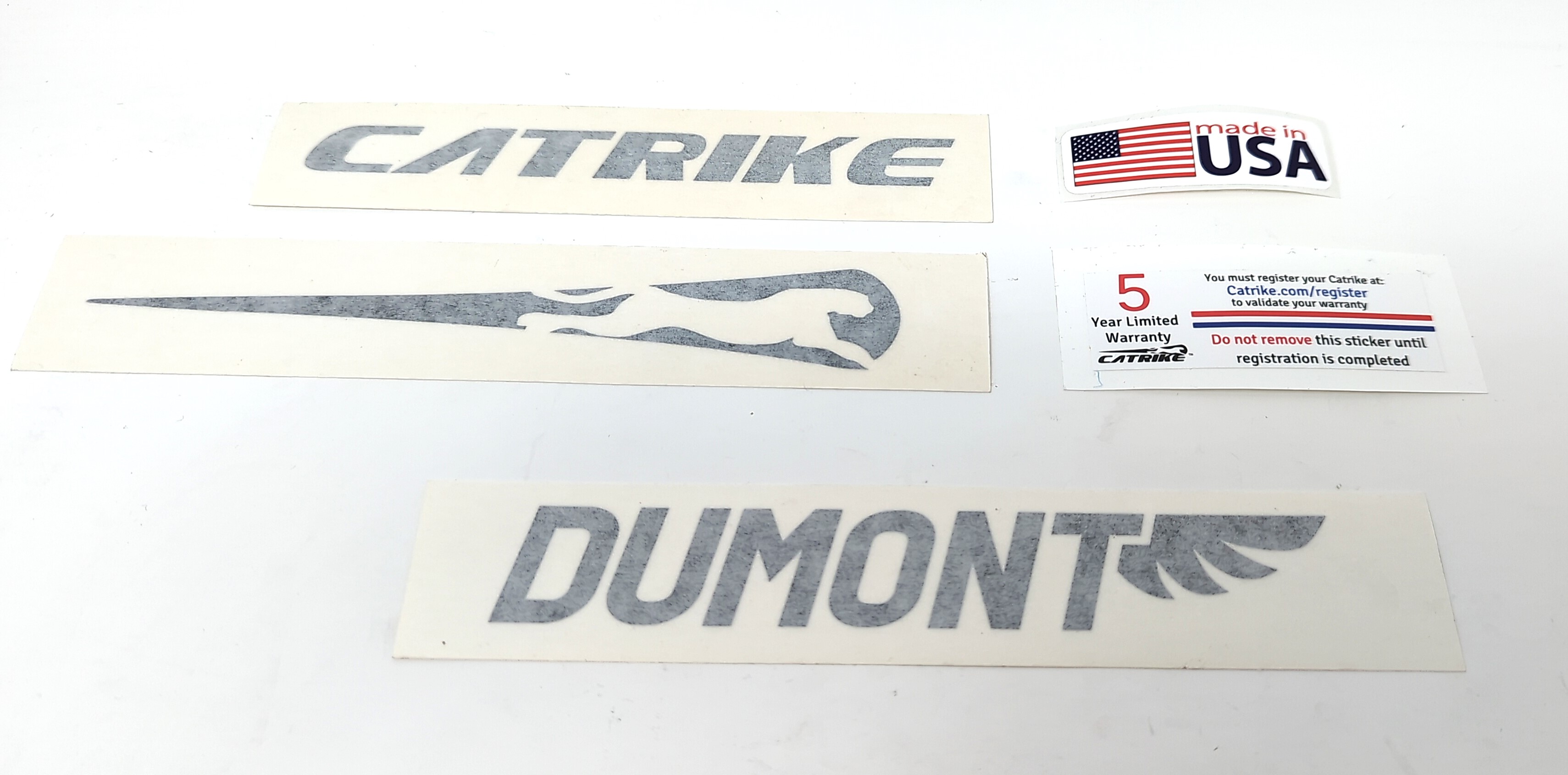 Catrike Dumont Decal Pack - Black