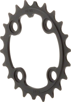 TruVativ Trushift 22t x 64mm Aluminum Chainring Black Alloy