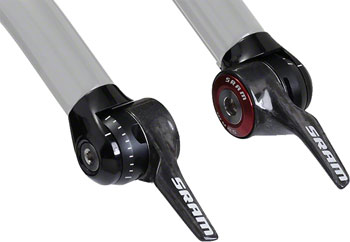 SRAM R2C Carbon TT Bar End Shifter Set 2x10 speed