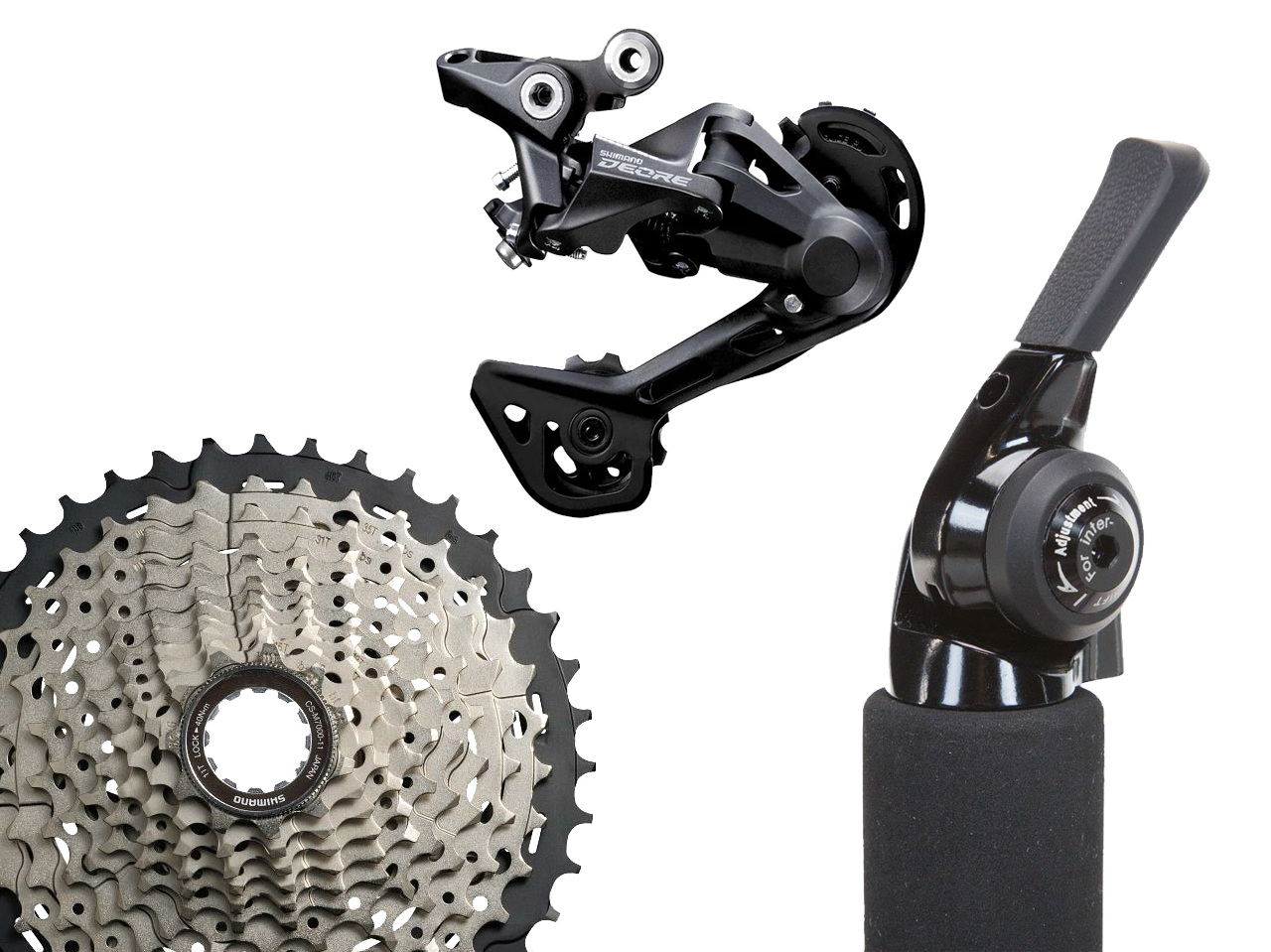 11 SPEED - MICROSHIFT BAREND/DEORE REAR DERAILLEUR 11-42 CASSETTE