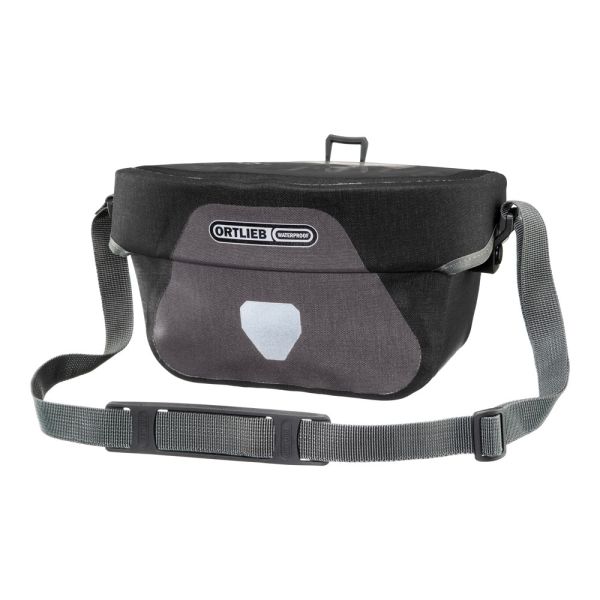 Ortlieb Ultimate PLUS Handlebar Bag - Granite-Black 5L