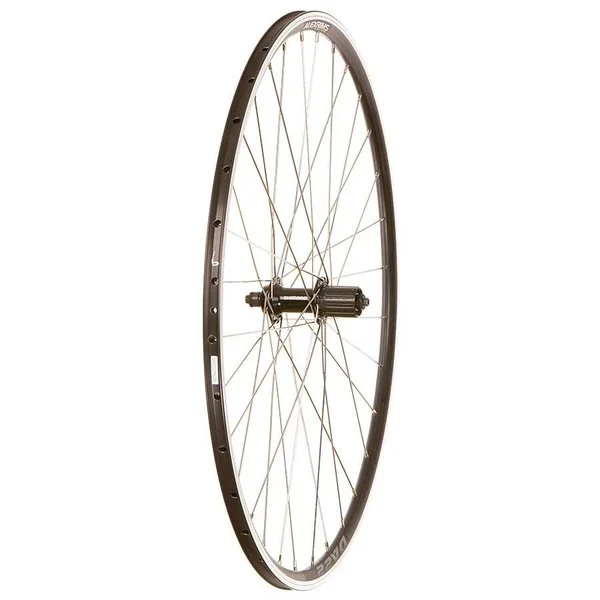 700c Rear Wheel - Alex DA22 Rim w/ Shimano Tiagra FH-RS400 Black Hub 32h QR 130mm