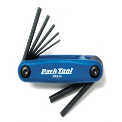 Park Tool AWS-10 Metric Folding Hex Wrench Set